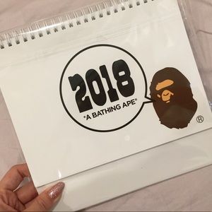 BRAND NEW Authentic 2018 Bape Calendar